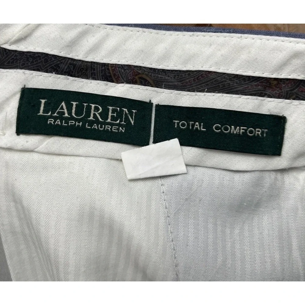 Mens Lauren Ralph Lauren Total Comfort Dress Pants 100% Wool Sz 36 36x30